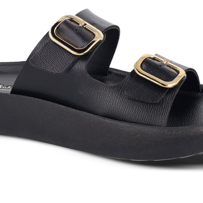 Women's Daily Wear Sandals - WLP74038 Black