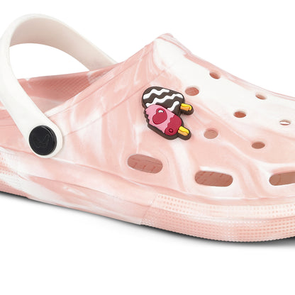 Women's Clogs  - WC8960 Peach White