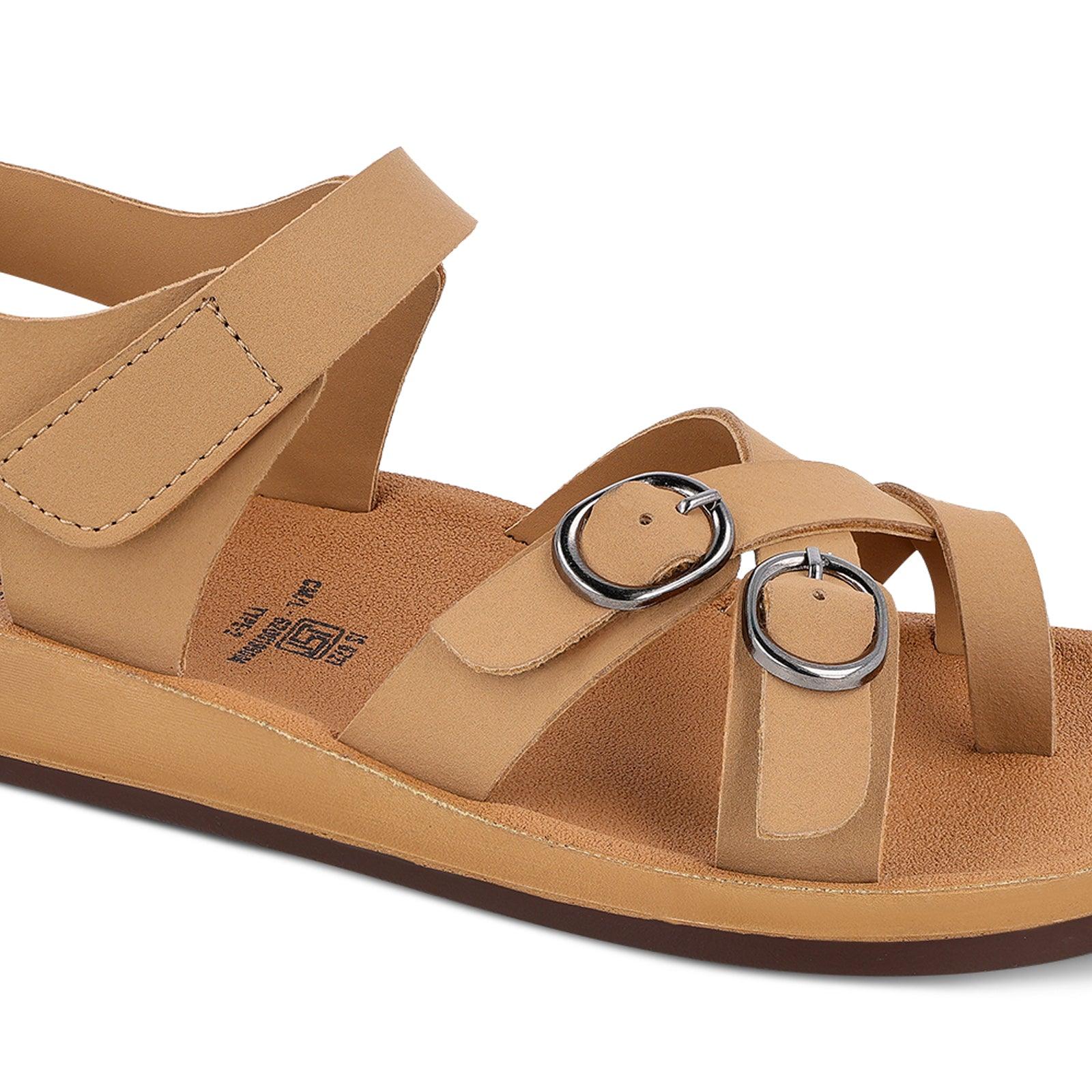 Women's Daily Wear Sandals  - WL7905 Beige