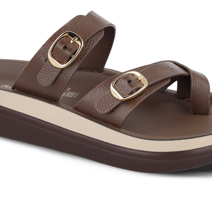 Women's Daily Wear Sandals - WLP72090 Espresso