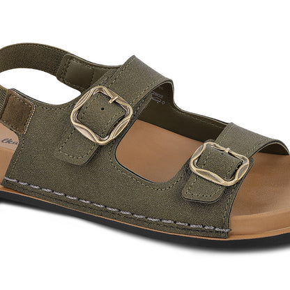Women's Daily Wear Comfort Sandals - WE2902 Olive
