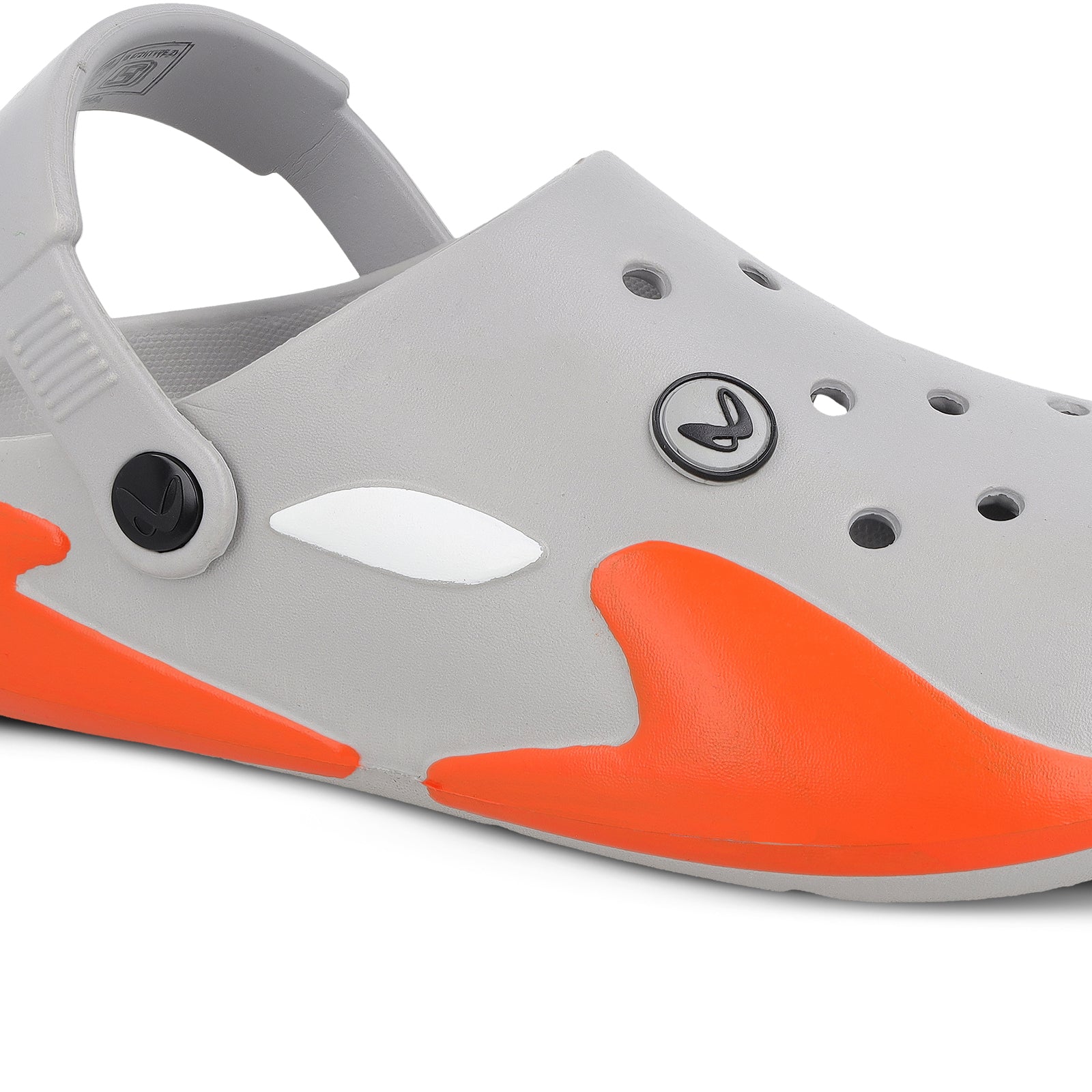 Men's Clogs  - WC8768 Grey Orange