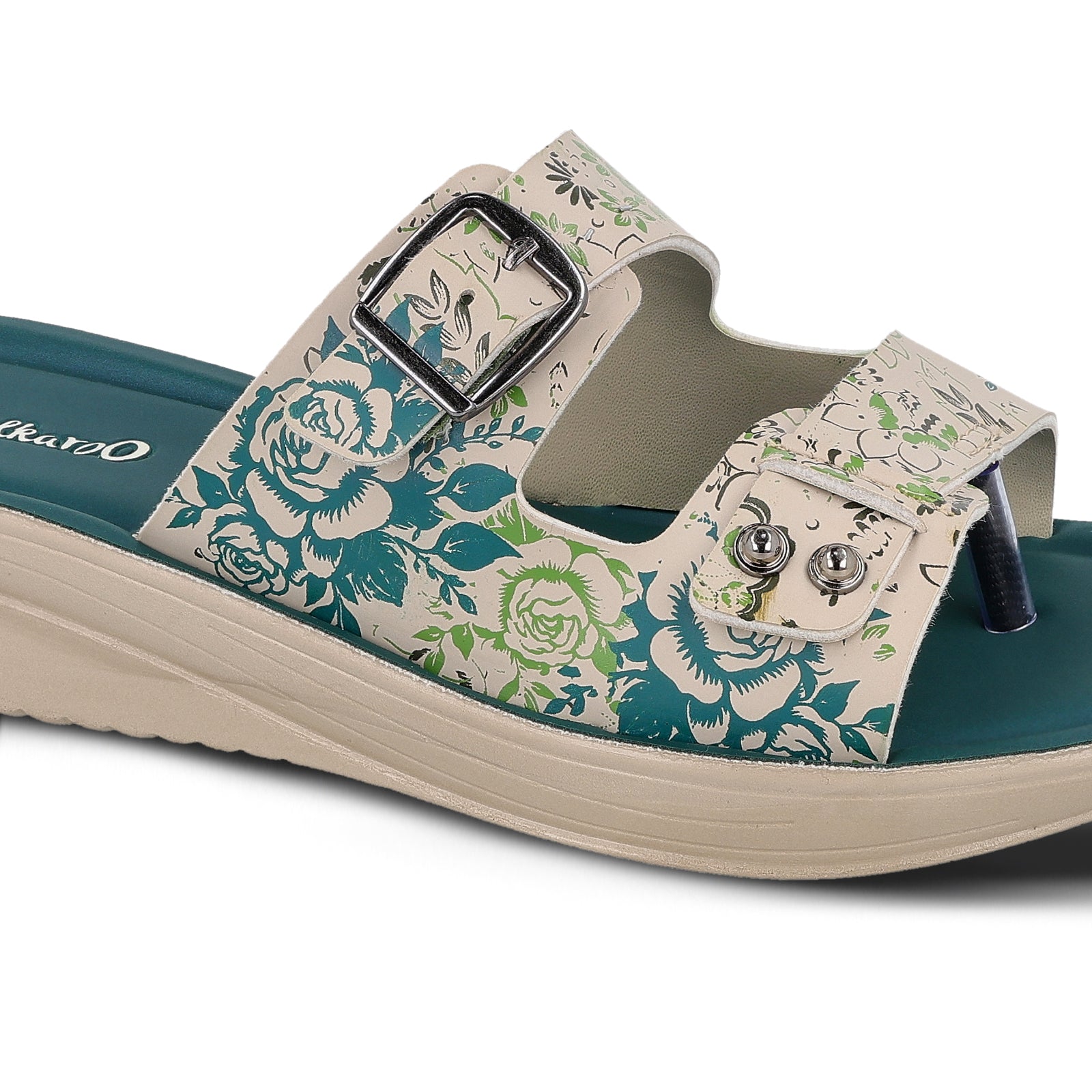 Women's Daily Wear Sandal  - WLR74019 Green