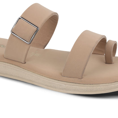 Women's Daily Wear Sandals  - WLR74060 French Beige