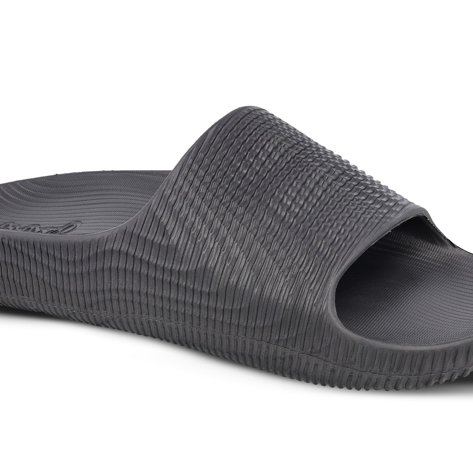 Men's Flip Flop Sliders  - WC8828 Dark Grey