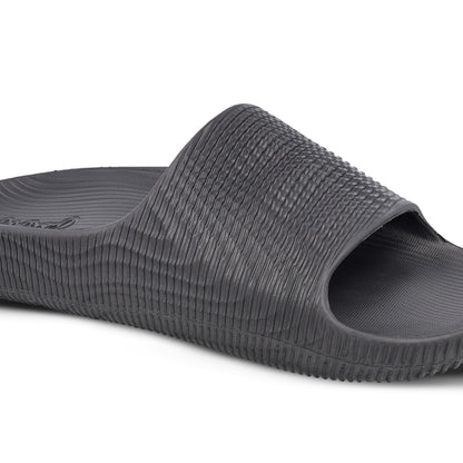 Men's Flip Flop Sliders  - WC8828 Dark Grey