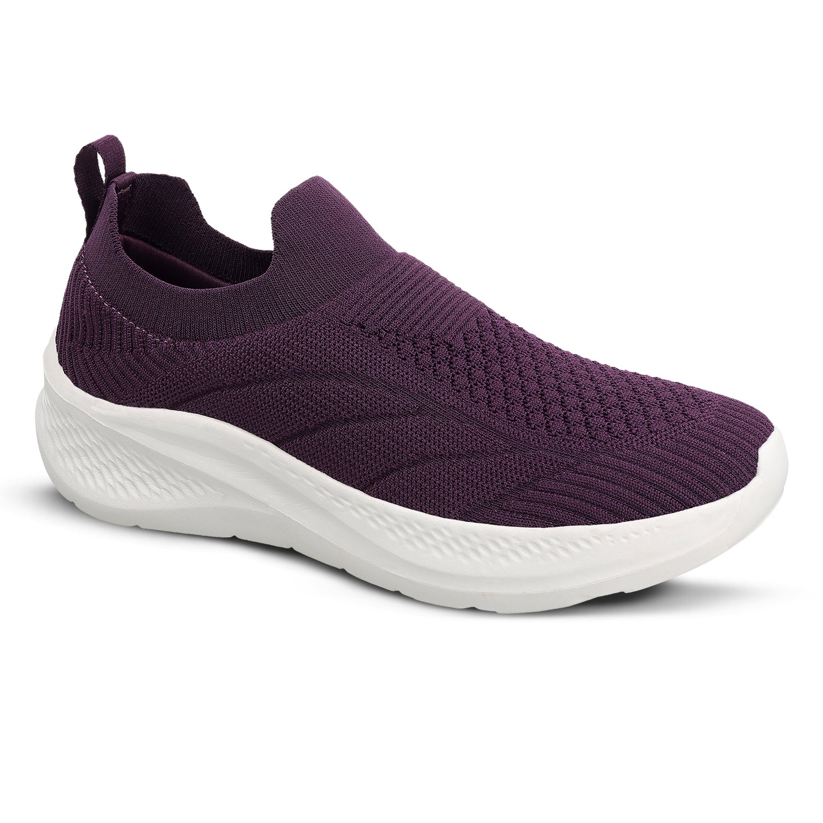 Women's Slip-on Walking Shoes - WS3244 Purple