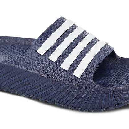 Walkaroo Men's Sliders  - WC8762 Dark Blue