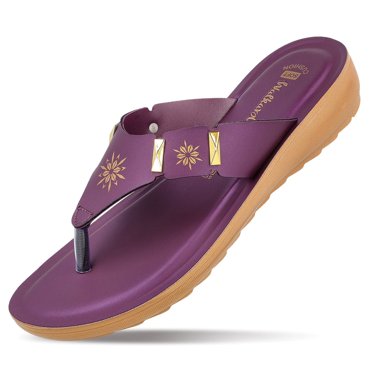Women's Daily Wear Sandals  - WL7212 Plum