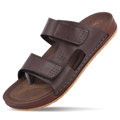 Men's Daily Wear Comfort Sandals - WGP53405 Brown