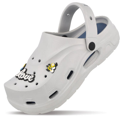 Women's Clogs - MI604 Light Grey