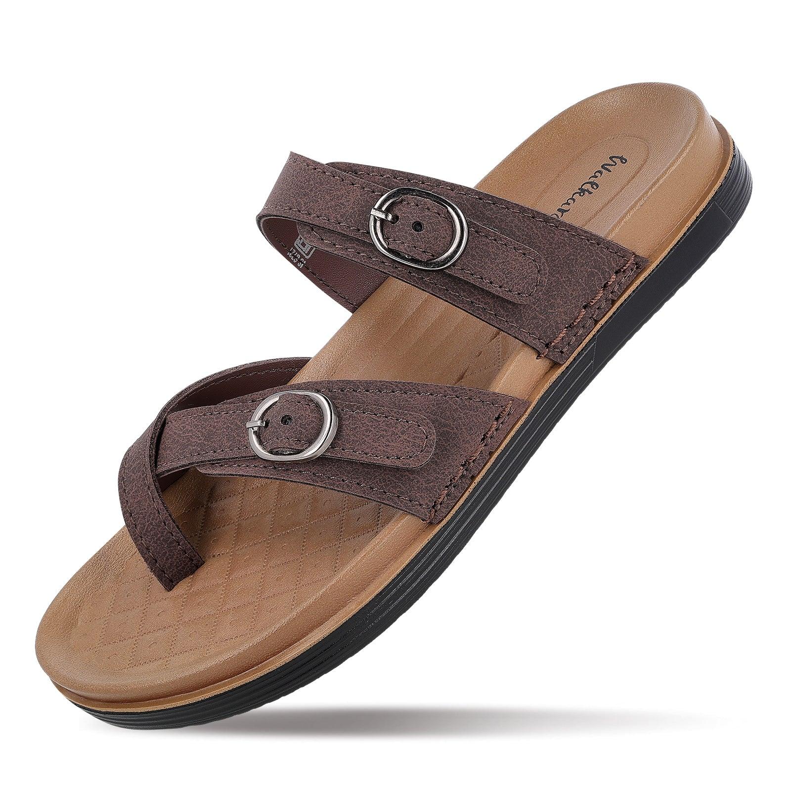 Women's Daily Wear Comfort Sandals - WE2501 BROWN