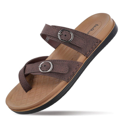 Women's Daily Wear Comfort Sandals - WE2501 BROWN