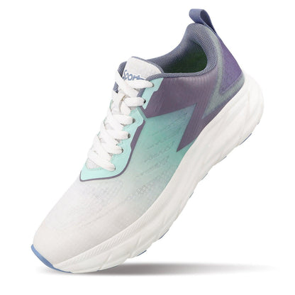 Men's Lace-up Sports Shoes - WS97543 White Green