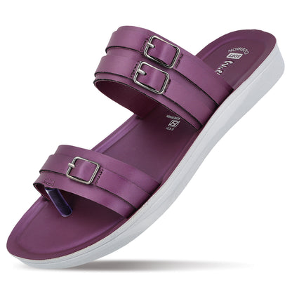 Women's Daily Wear Sandals  - WLR74004 Plum