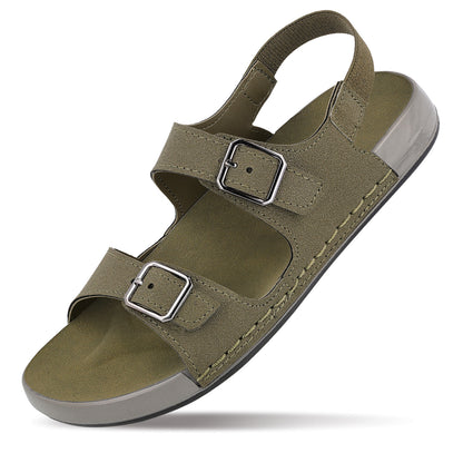 Women's Daily Wear Comfort Sandals - WLP78003 Olive