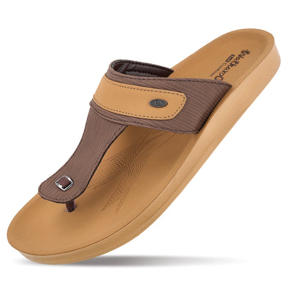 Men's Daily Wear Sandals - WGR53031 Mocha Brown