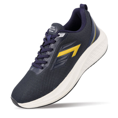 Men's Lace-up Sports Shoe - WS9627 Navy Blue