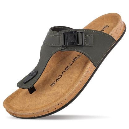Men's Daily Wear Sandals - WGR53387 Olive