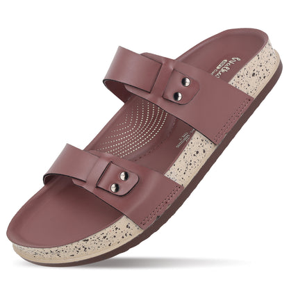 Women's Comfort Sandals - WLP74063 Crushed Berry