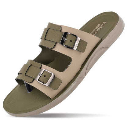 Men's Daily Wear Sandals - WGR53179 Olive
