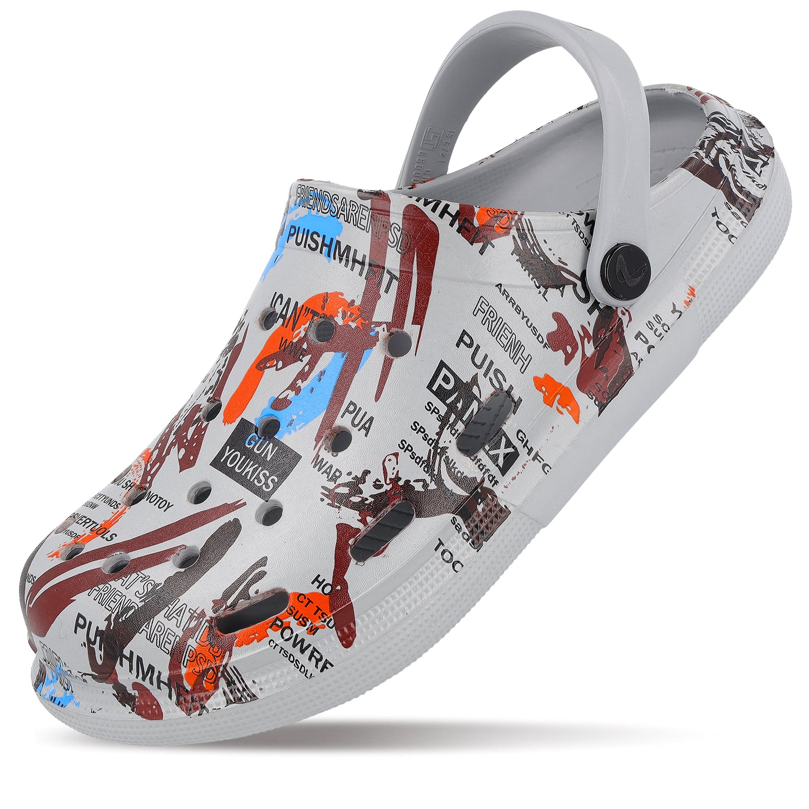 Men's Clogs  - WC8824 Light Grey