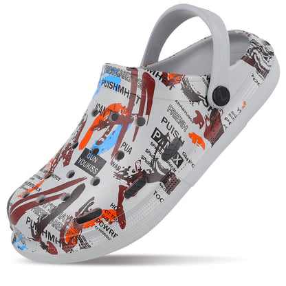 Men's Clogs  - WC8824 Light Grey