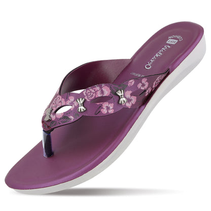 Women's Daily Wear Sandals  - WLR70417 Plum
