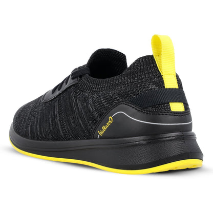 Walkaroo Men Walking and Washable Shoes- XS9772 Black Yellow