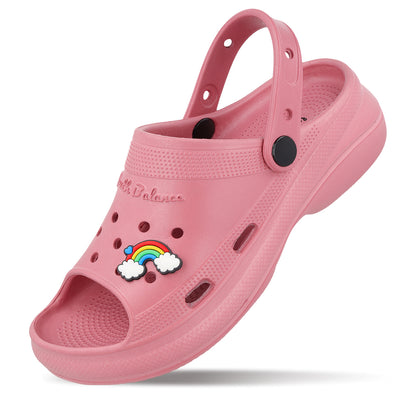 Walkaroo Women's Clogs  - WC8937 Dark Peach