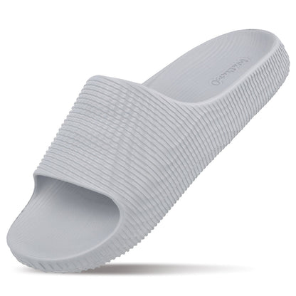 Men's Flip Flop Sliders  - WC8828 Light Grey