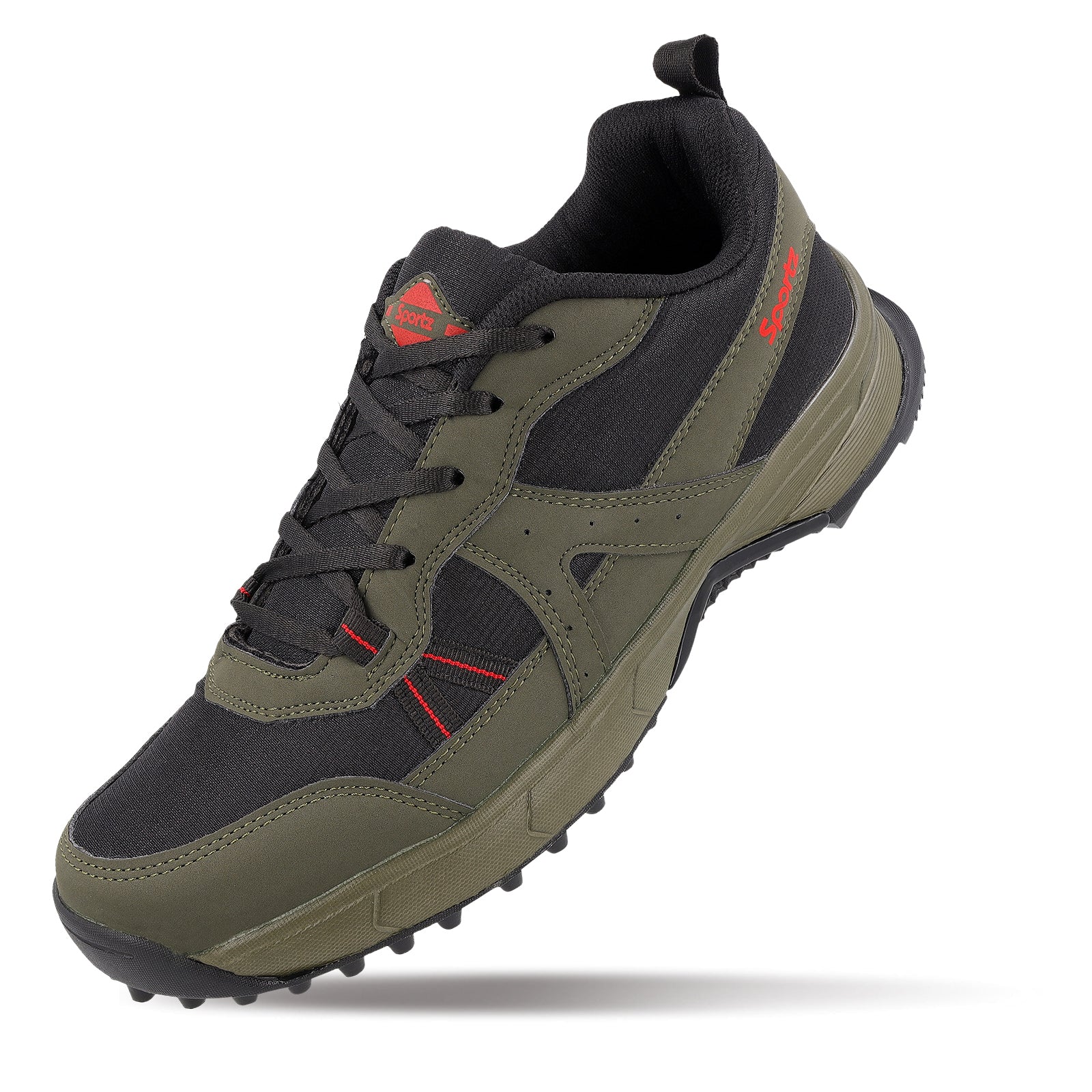 Buy Men's Trekking Shoe - SGE21001 Olive Black Online – Walkaroo