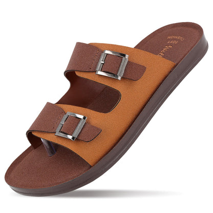 Men's Daily Wear Sandals  - WG5661 Brown Tan