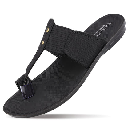 Men's  Traditional Chappal  - WGR53158 Black