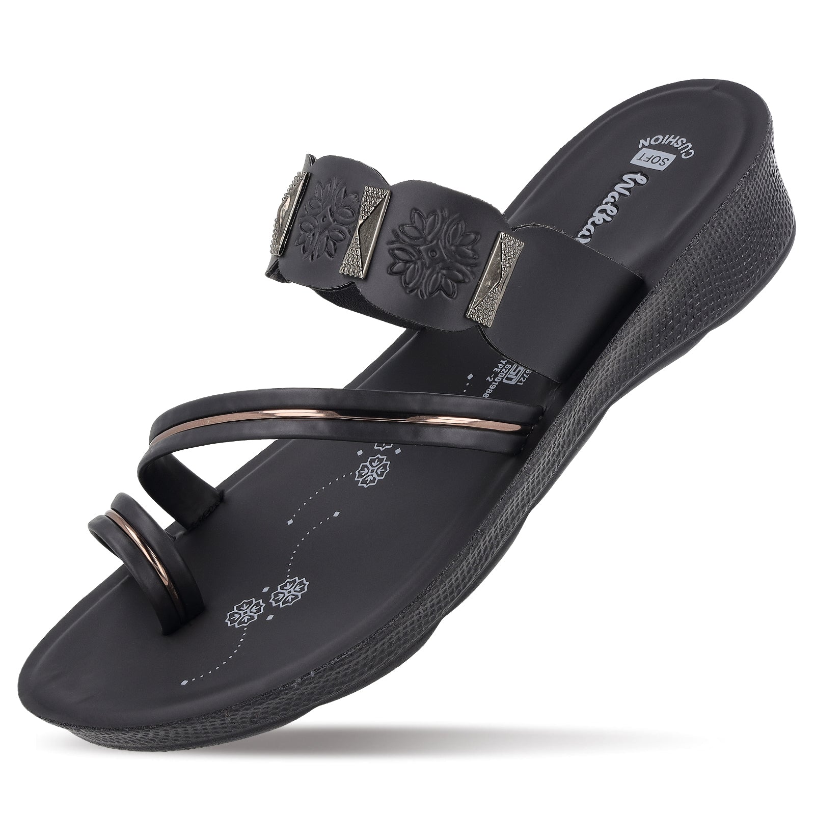 Women's Daily wear Sandal - WL7673 Black
