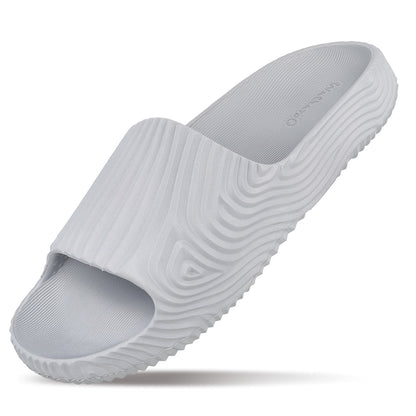 Men's Flip Flop Sliders  - WC8769 Light Grey