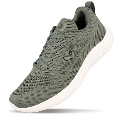 Walkaroo Men walking  Shoes - WS9546 Olive Green