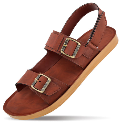 Men's Daily Wear Sandals  - WGR58001 Barn Red