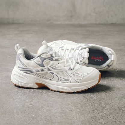 Men's Lace-up Sports Shoe -ONG97003 White