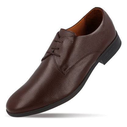Men's Leather formals Shoes - WF6051 Brown