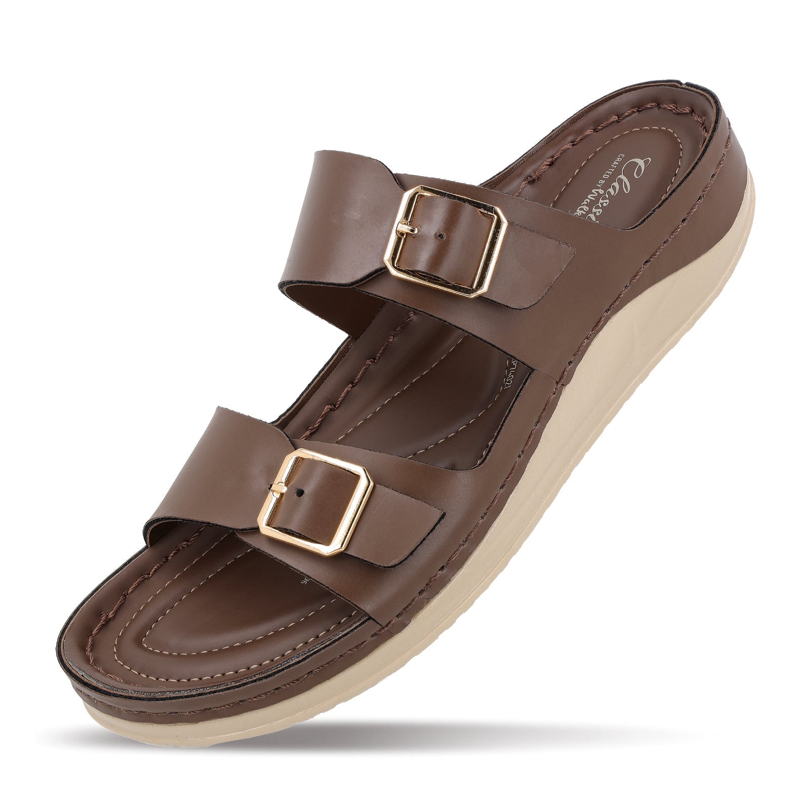 Women's Daily Wear Comfort Sandals  - WLP74021  Espresso