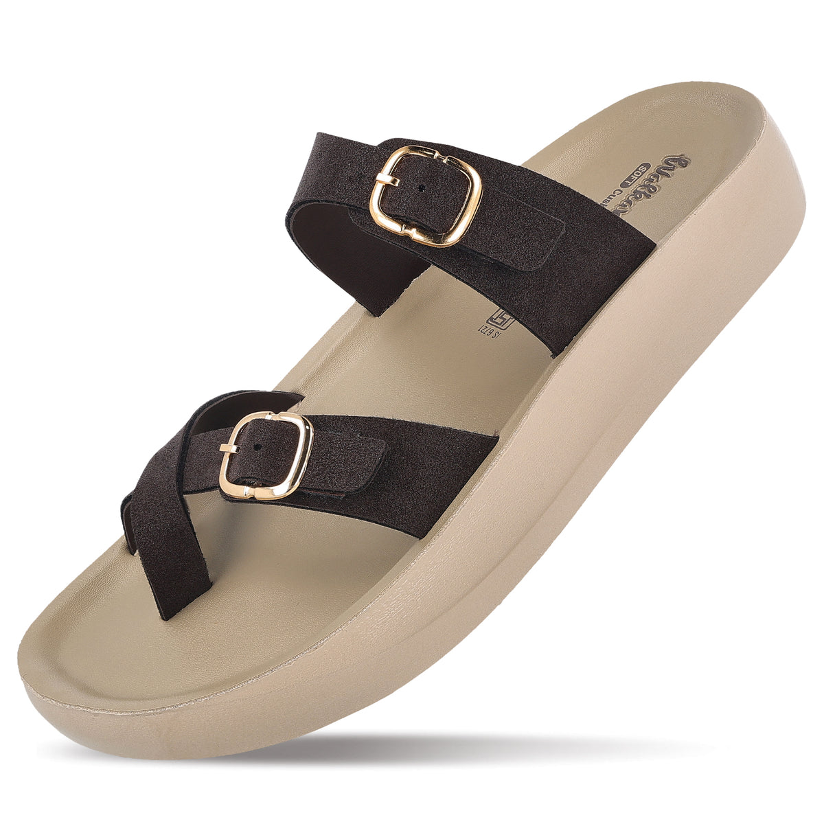 Women's Daily Wear Sandals - WLP72046 Chocolate