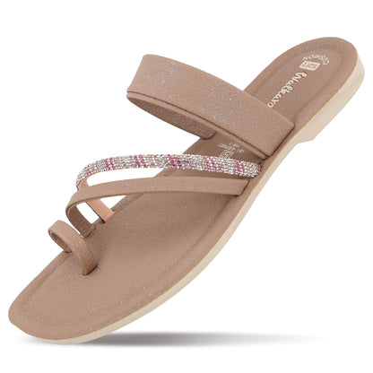 Women's Daily Wear Sandals - WLR72026 Greige