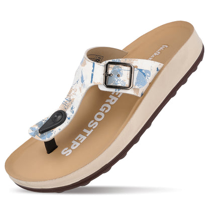 Women's Daily Wear Sandals - WLP71224 Blue Beige