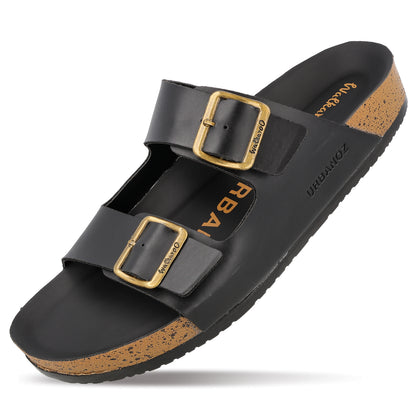 Men's Comfort Sandals - WGE53354 Full Black