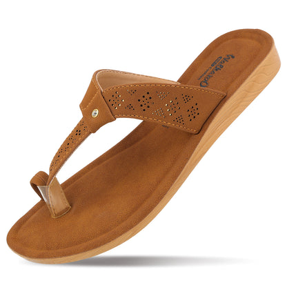 Women's Daily Wear Sandals - WE2410 Tan
