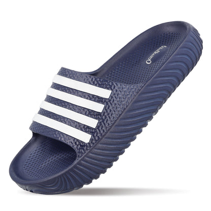 Walkaroo Men's Sliders  - WC8762 Dark Blue