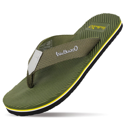 Men's Flip-Flop Slippers - WC4235 Olive
