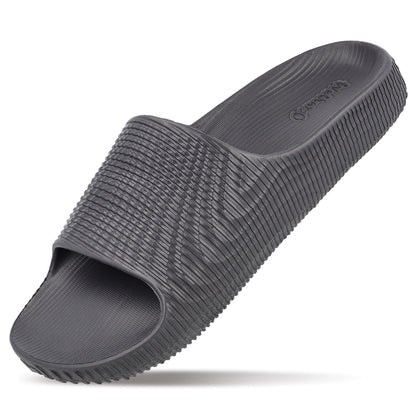 Men's Flip Flop Sliders  - WC8828 Dark Grey