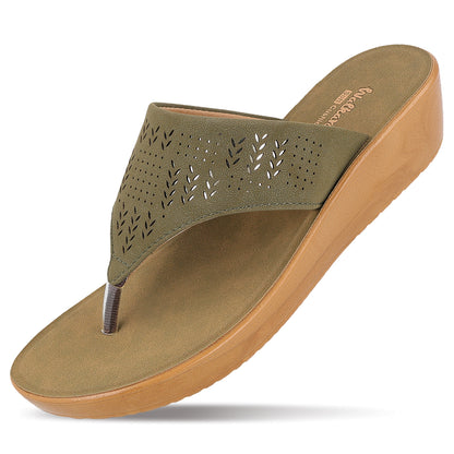 Women's Daily Wear Sandals  - WLR71201 Olive
